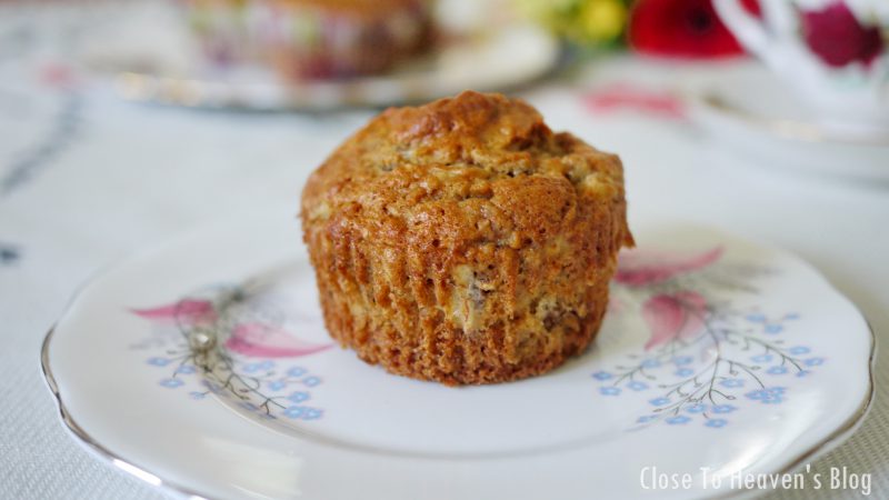 มัฟฟินกล้วยหอม ถั่ววอลนัท Banana Walnut Muffin