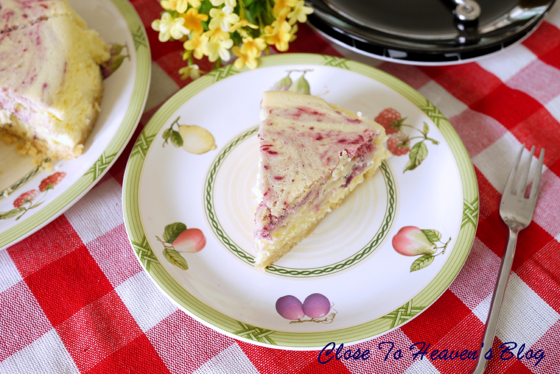 สูตรทำ ชีสเค้ก Mixed Berry Swirl Cheesecake