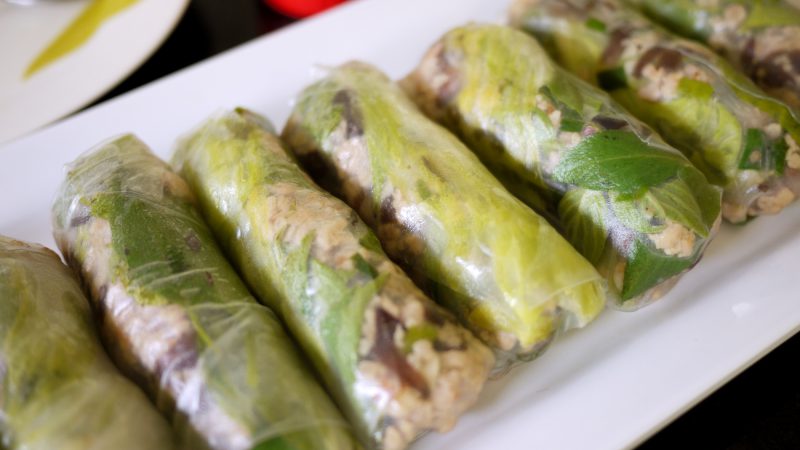 ปอเปี๊ยะสดญวน Fresh Spring Rolls