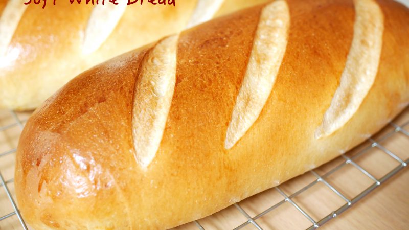 Soft White Bread ขนมปังนมสด สูตรนุ่มสุด ๆ ขายดีมาก