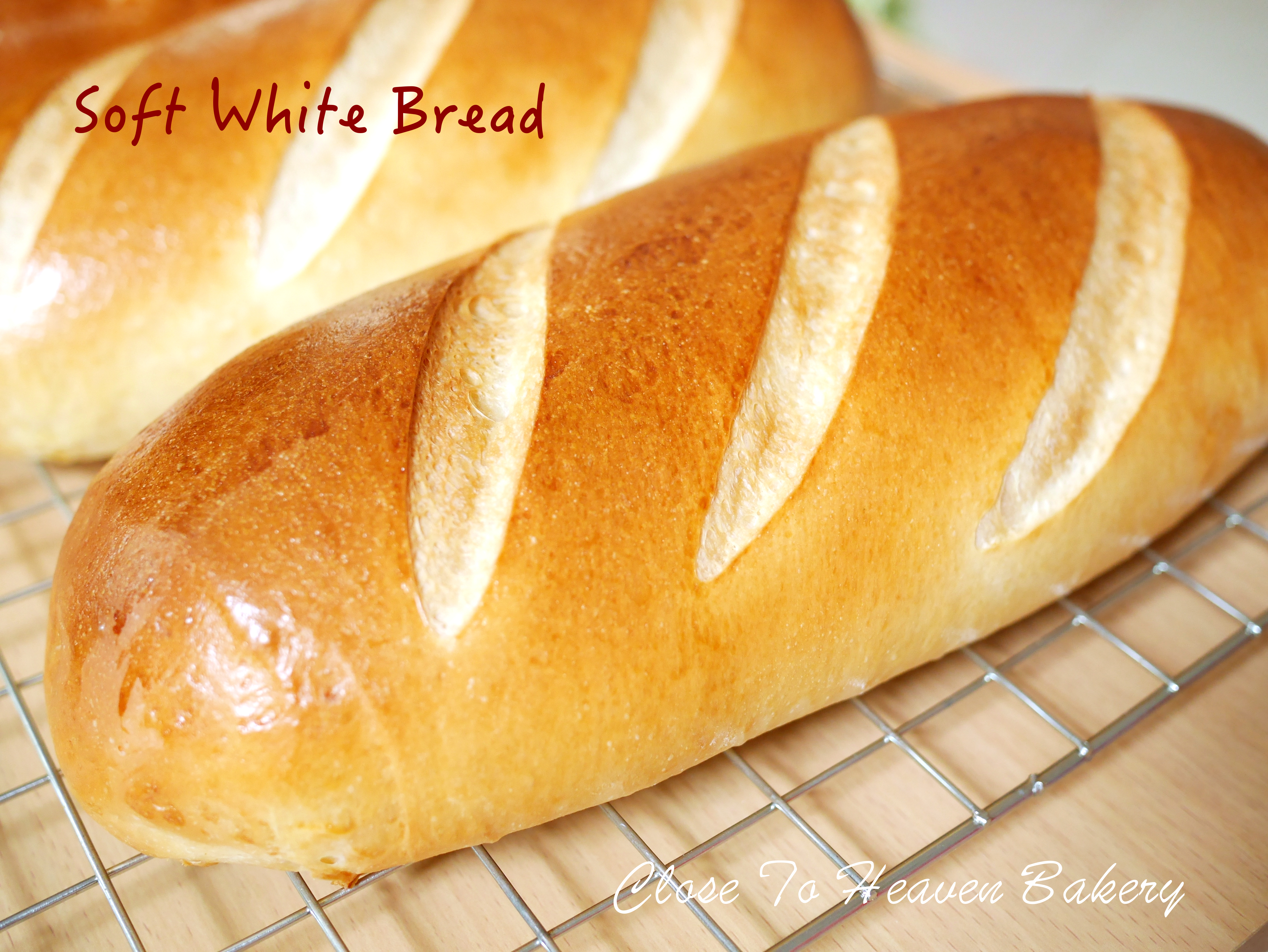 Soft White Bread ขนมปังนมสด สูตรนุ่มสุด ๆ ขายดีมาก