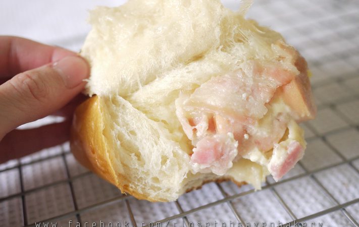Bacon & Cheese Bread ขนมปัง เบคอน ชีส