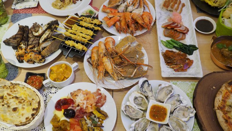 บุฟเฟ่ต์ อาหารทะเล โรงแรม Amari Watergate Bangkok ห้องอาหาร Amaya Food Gallery