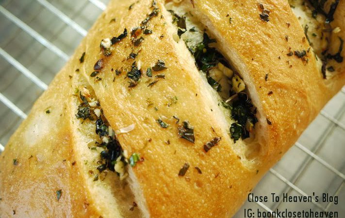 Italian Garlic Bread ขนมปังกระเทียมอิตาเลี่ยน สูตรรักสูตรเลิฟ