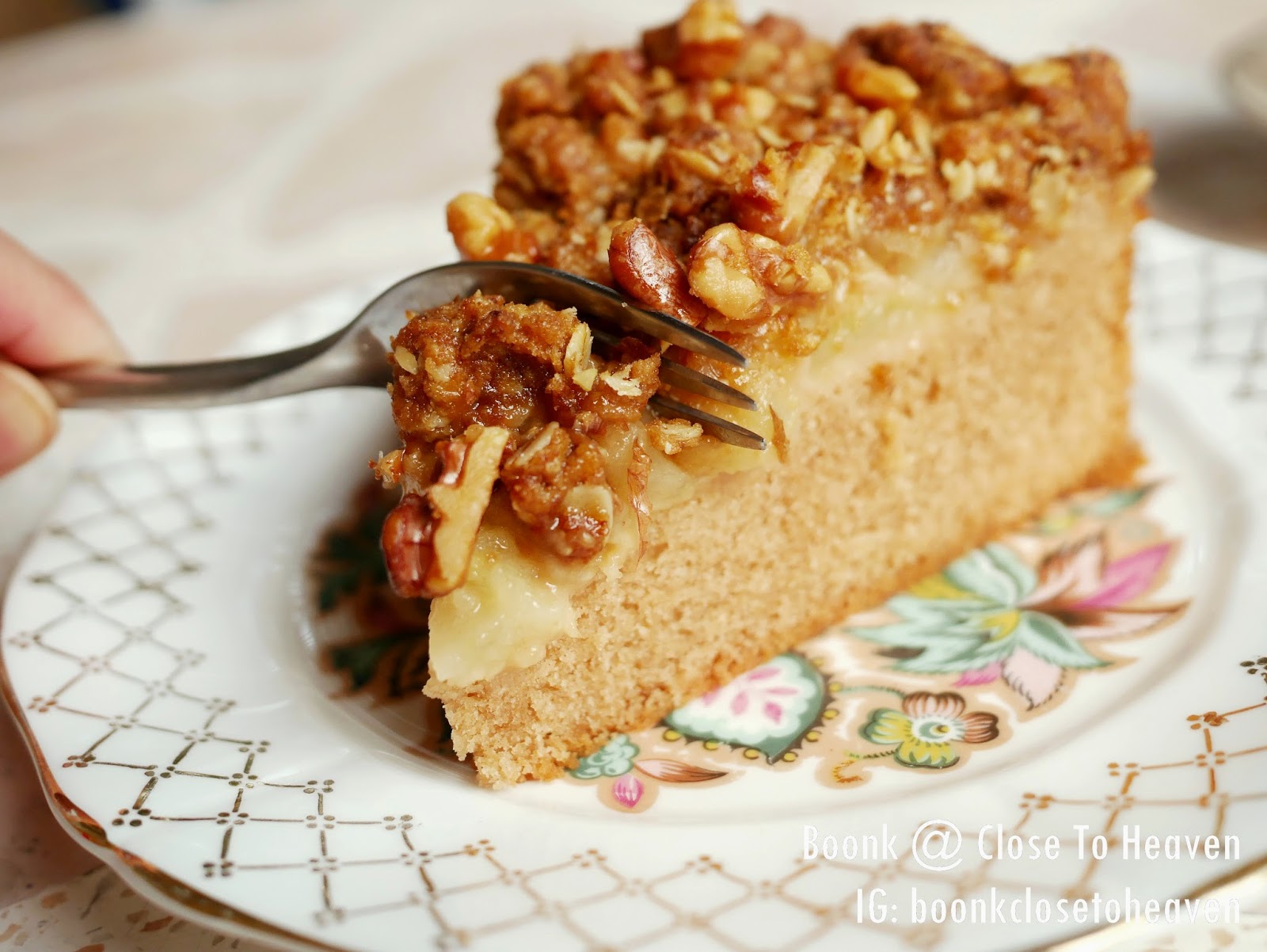 Apple Crumble Cake เค้กแอปเปิ้ล ครัมเบิ้ล