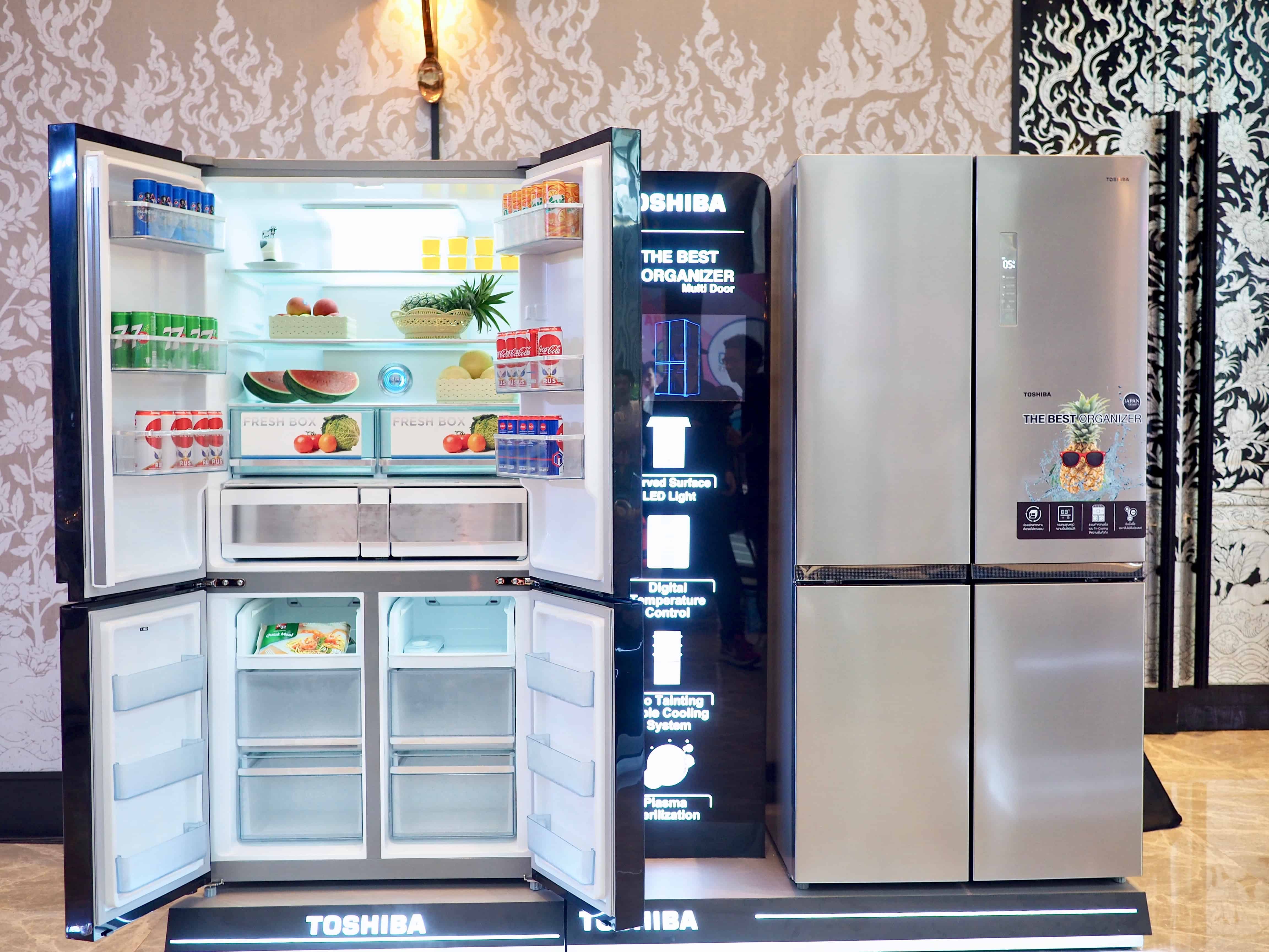 Toshiba เปิดตัวสินค้าใหม่ ตู้เย็น และ เครื่องซักผ้าฝาหน้า นำเข้าจากญี่ปุ่น