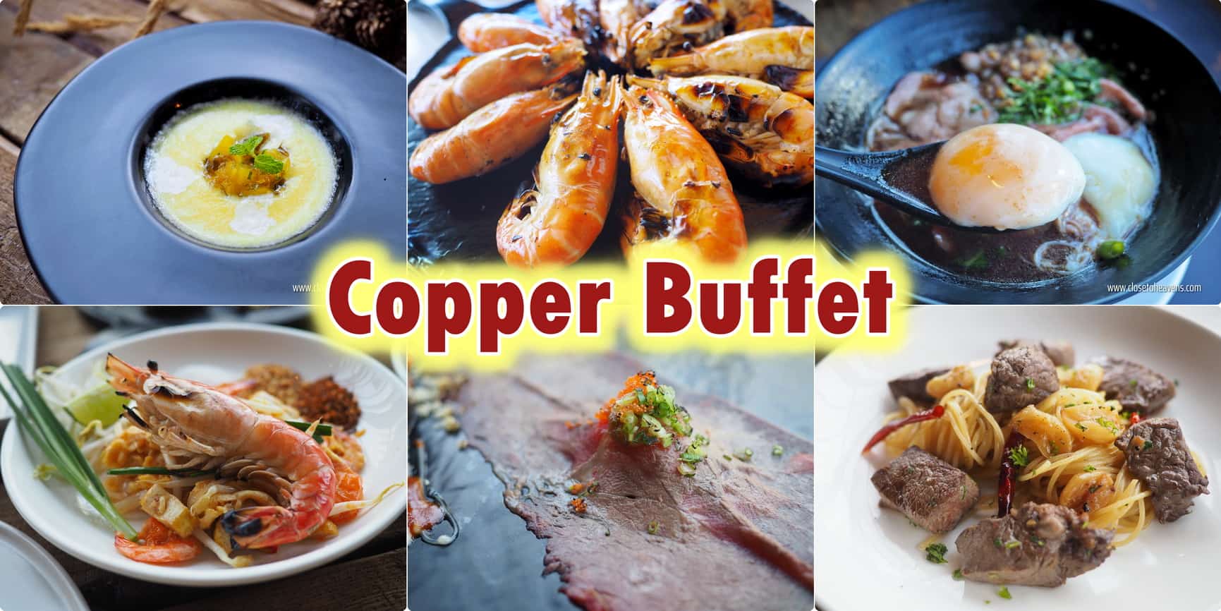 Copper Buffet มี menu อะไรให้กินบ้าง