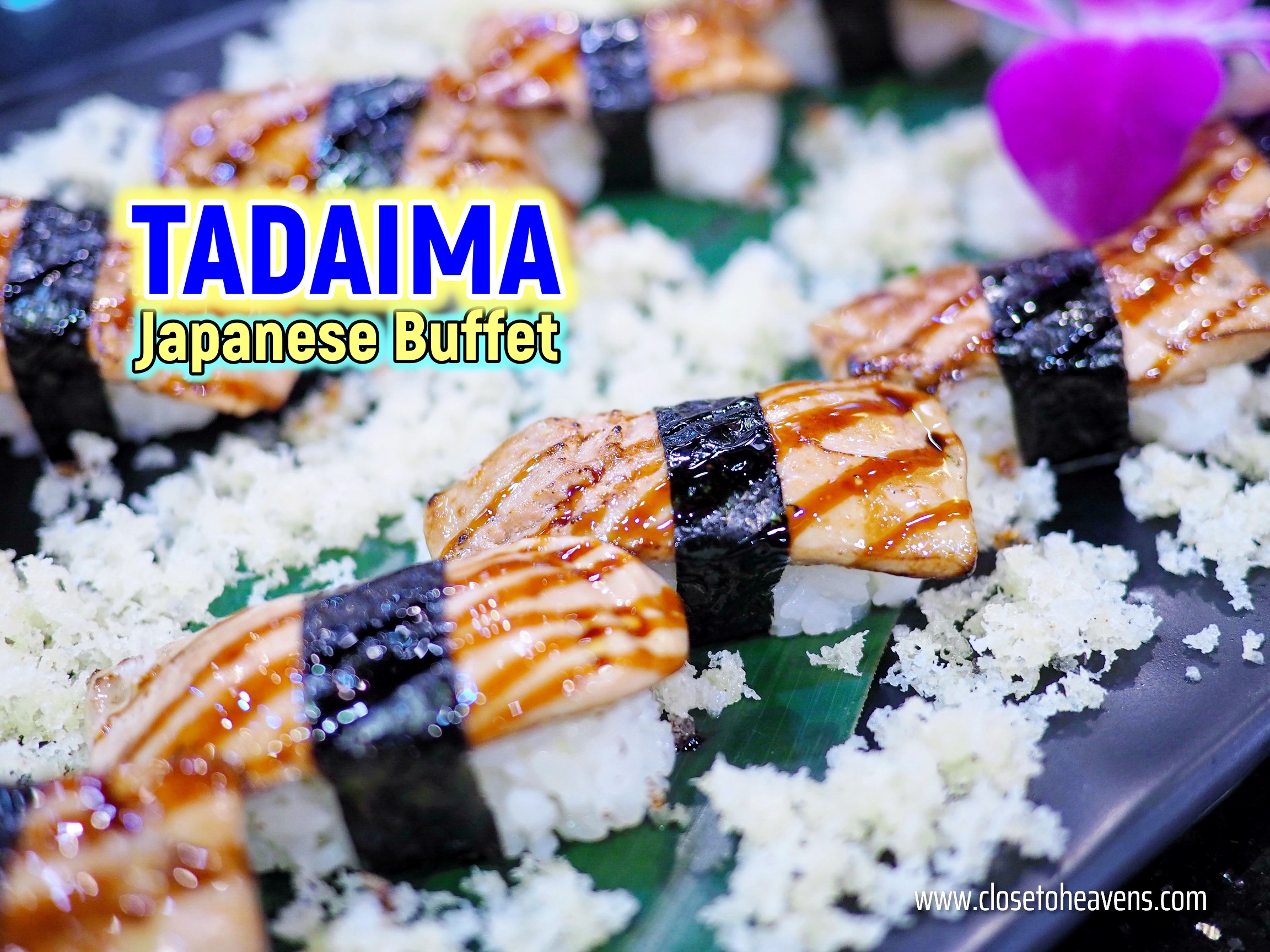 บุฟเฟ่ต์อาหารญี่ปุ่น Tadaima – Platinum Buffet