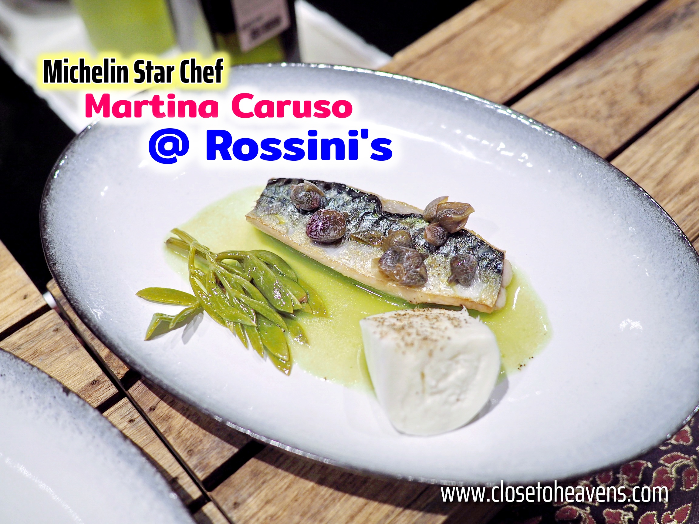 Michelin Star Chef Martina Caruso @ Rossini’s