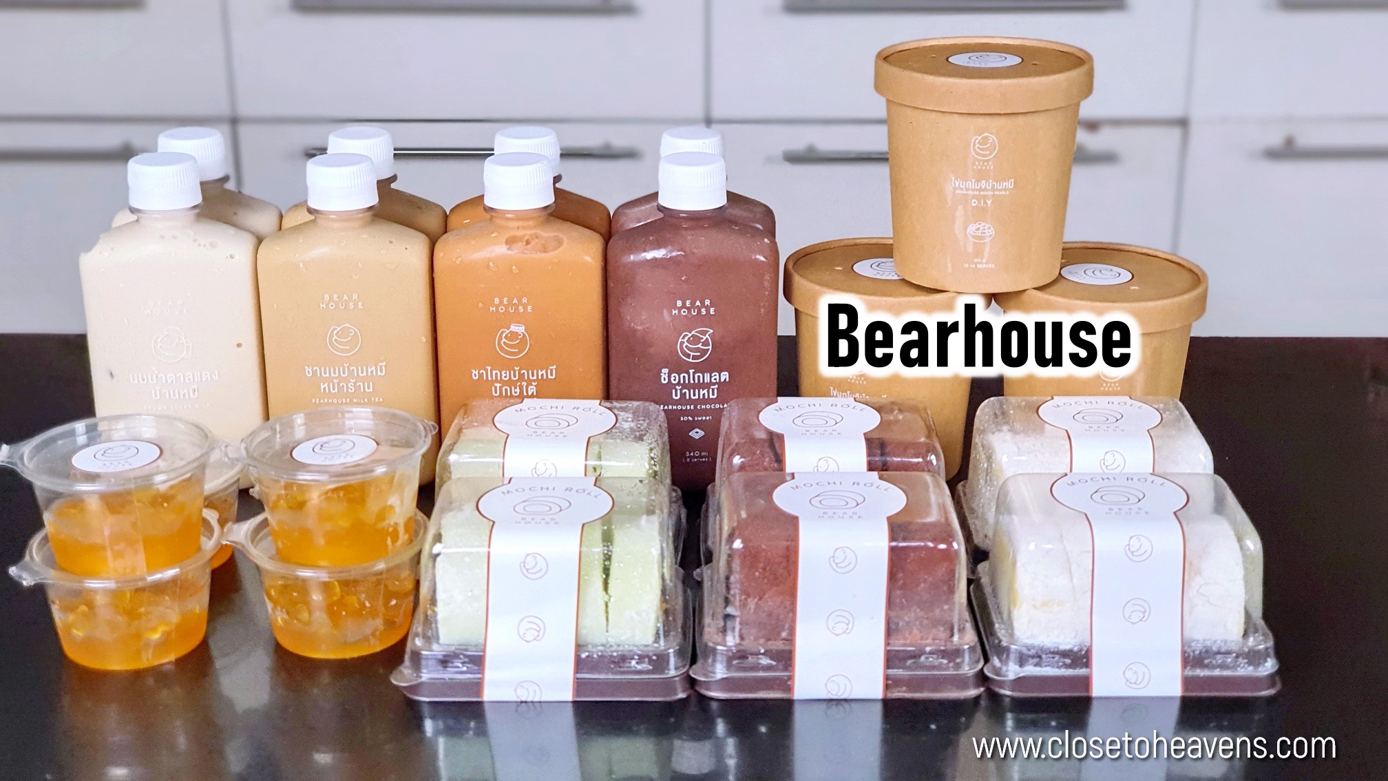 Bearhouse ชานมไข่มุก และ How-to ปั้น ไข่มุกโมจิ D.I.Y