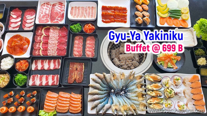 Gyu-Ya Yakiniku บุฟเฟ่ต์เนื้อย่าง กุ้งแม่น้ำ สไตล์ญี่ปุ่น