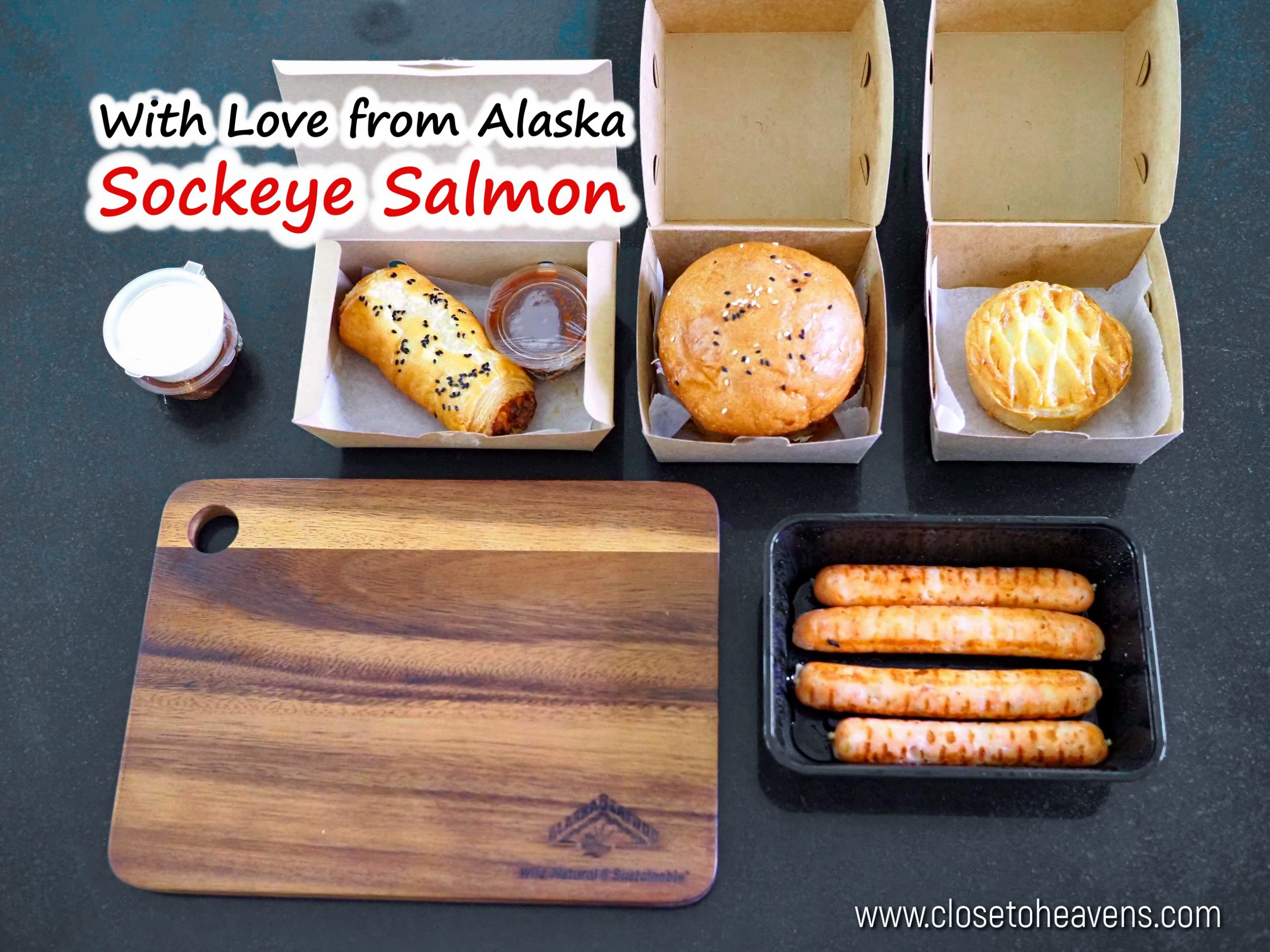 เซ็ทเมนู Alaskan Sockeye Salmon delivery