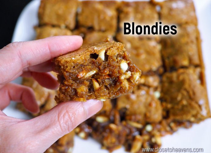 Blondies บลอนดี คืออะไร มีสูตรมาฝากค่ะ