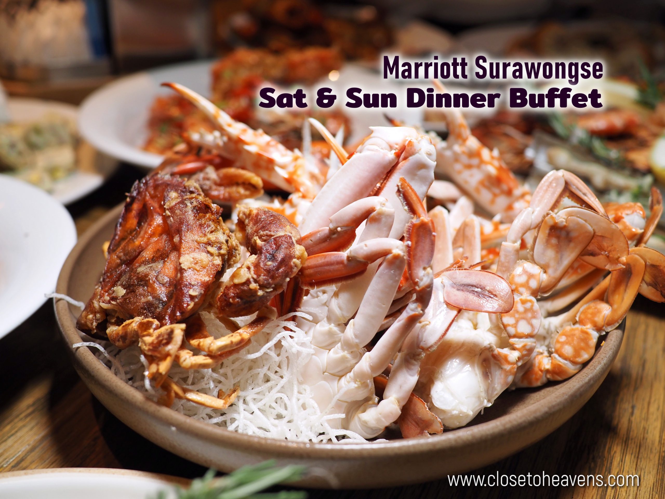 Marriott Surawongse | Buffet โฉมใหม่ เพิ่ม ปู 5 ชนิด