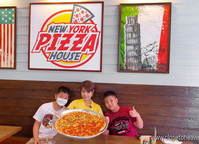 New York Pizza House Pattaya พิซซ่าถาดยักษ์ 21"