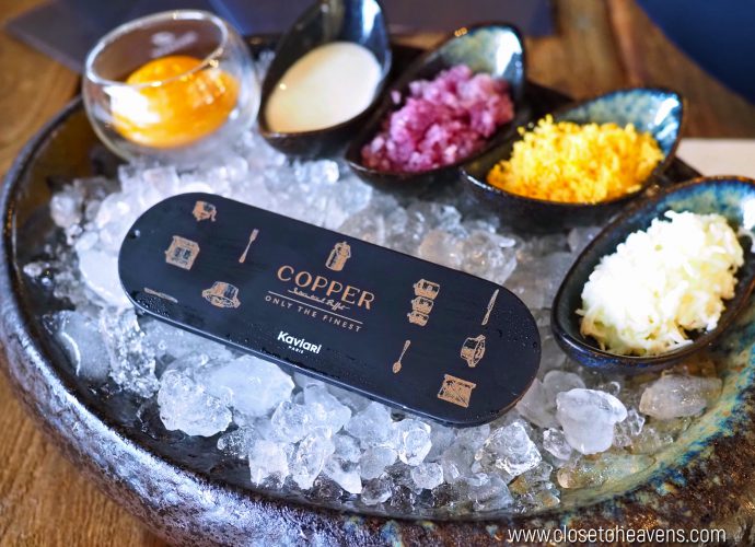 Copper Buffet เสิร์ฟ Kaviari caviar แบรนด์ระดับโลกจากฝรั่งเศส