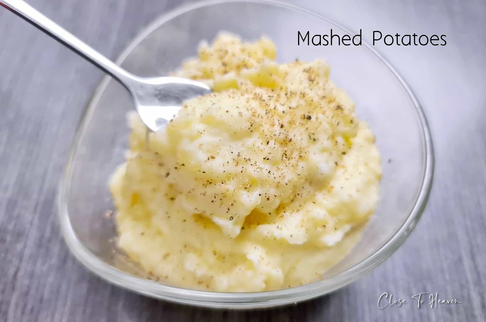 Mashed potatoes มันบด ทำเองก็ได้ ง่ายจัง