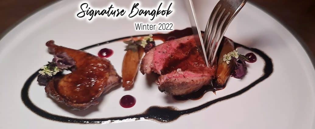 Signature Bangkok อาหารฝรั่งเศส มิชลิน 1 ดาว
