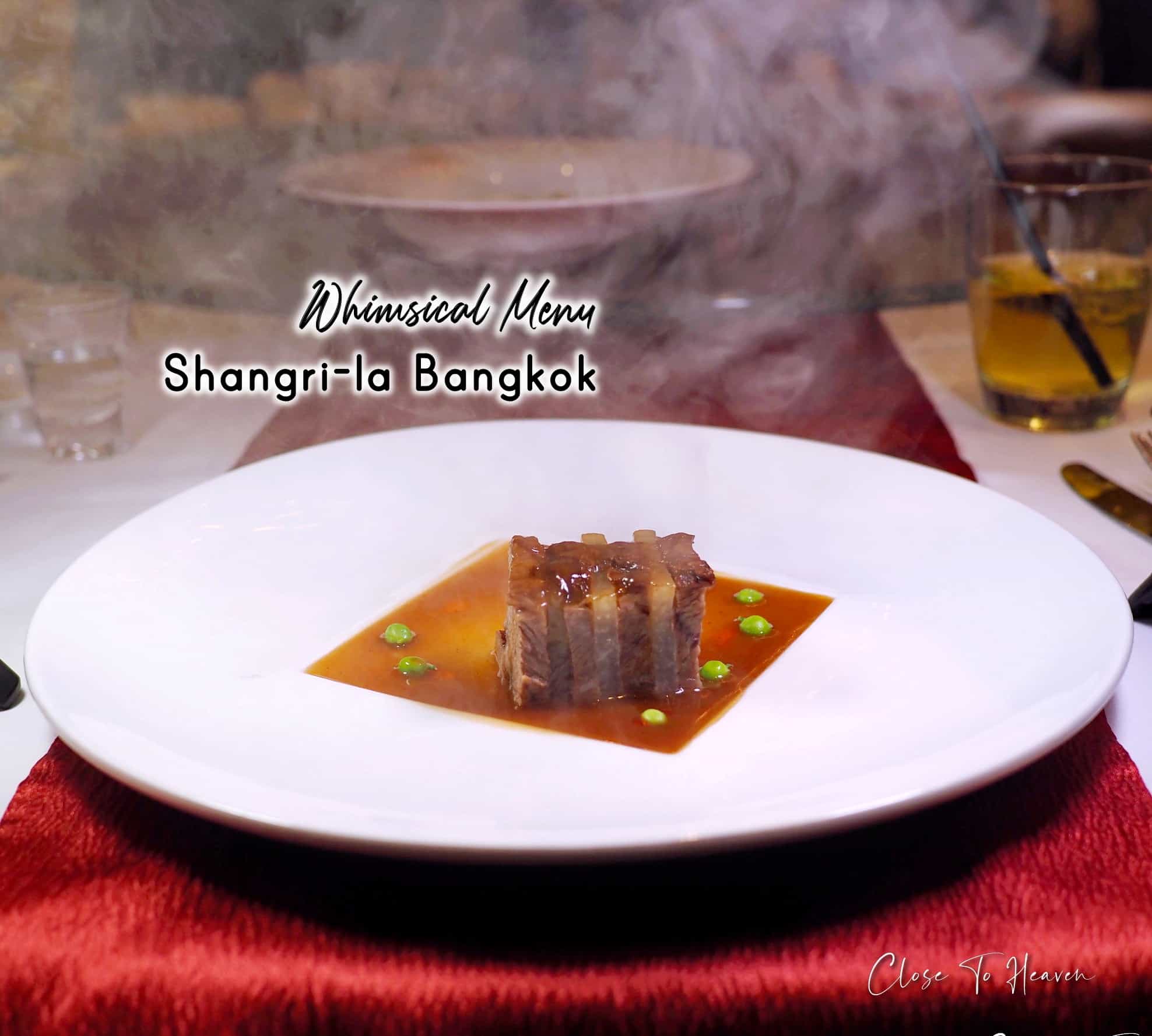 Whimsical Menu @ Shang Palace | Shangri-la Bangkok