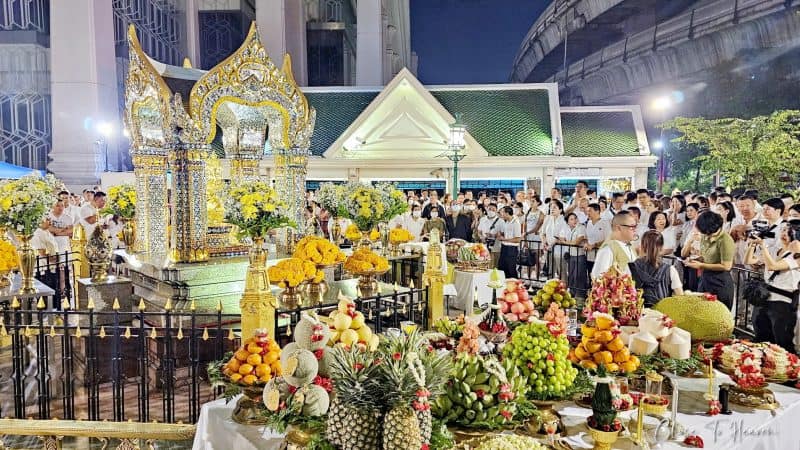 วันเกิดพระพรหม พิธีบวงสรวง ‘ท้าวมหาพรหม’ เอราวัณ